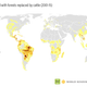 Global forest loss due to cattle grazing 2001-2015